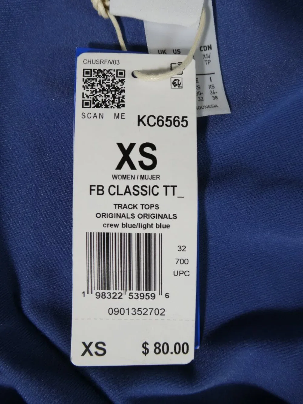 Adidas Womens Two Piece Track Suit Set Jacket KC6565 Pants KC6554 Size XS